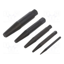 1 set x RENNSTEIG - 470 901 3 - Kit: screw extractor, 6pcs.