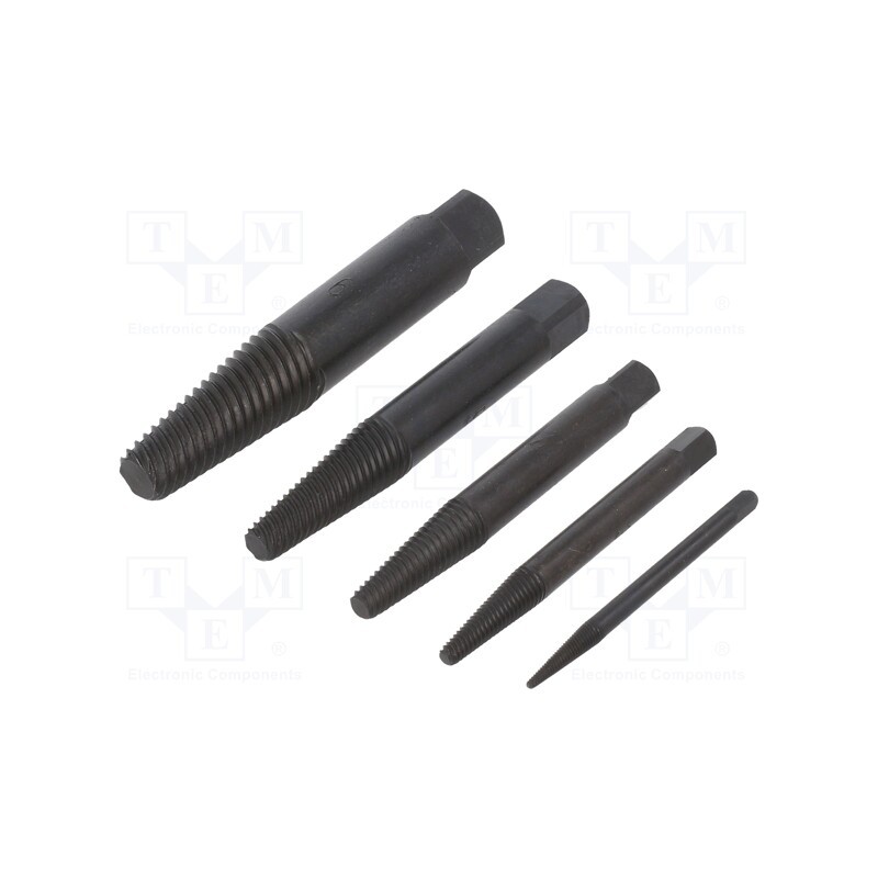 1 set x RENNSTEIG - 470 901 3 - Kit: screw extractor, 6pcs.