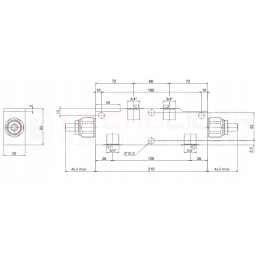 Counterbalance valve for vbcd 3 4 120l hydrolider