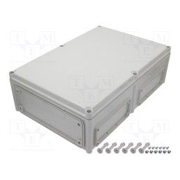 1 pcs x FIBOX - EKUM 180 G - Enclosure: wall mounting, X: 380mm, Y: 560mm, Z: 180mm, EK, grey, IK08