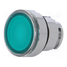 1 pcs x SCHNEIDER ELECTRIC - ZB4BW333 - Switch: push-button, 22mm, Stabl.pos: 1, green, IP66, flat, Pos: 2