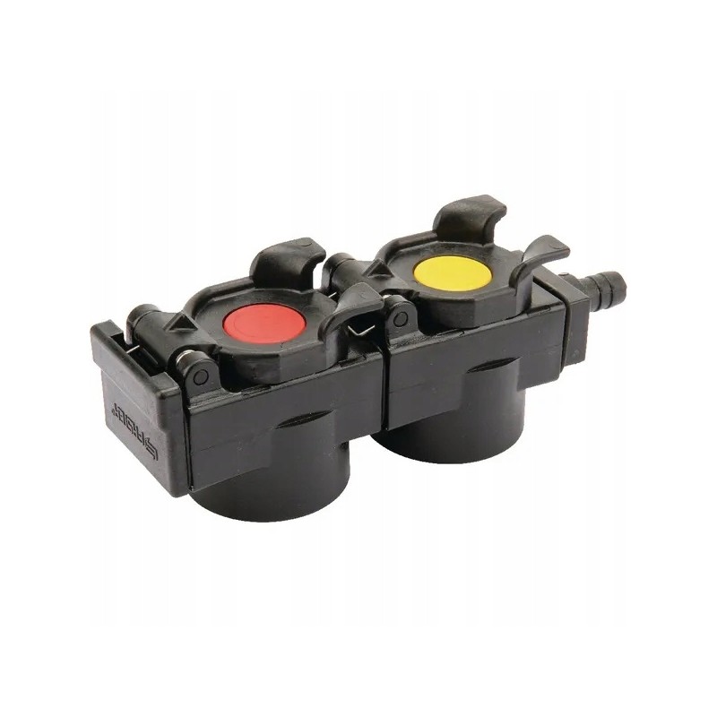 Oil tank cover, yellow, red, 55mm tarv25