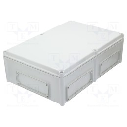 1 pcs x FIBOX - EKUH 180 G - Enclosure: wall mounting, X: 380mm, Y: 560mm, Z: 180mm, EK, grey, IK08