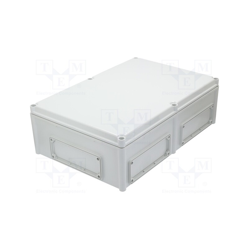 1 pcs x FIBOX - EKUH 180 G - Enclosure: wall mounting, X: 380mm, Y: 560mm, Z: 180mm, EK, grey, IK08