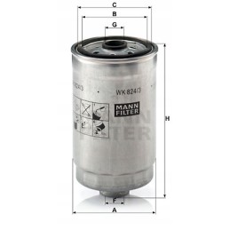 Mann fuel filter hyundai i40 cw vf