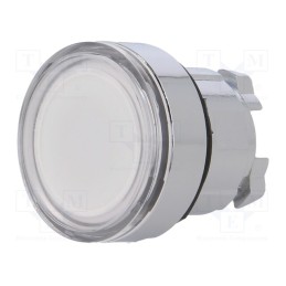 1 pcs x SCHNEIDER ELECTRIC - ZB4BW313 - Switch: push-button, 22mm, Stabl.pos: 1, white, IP66, flat, Pos: 2