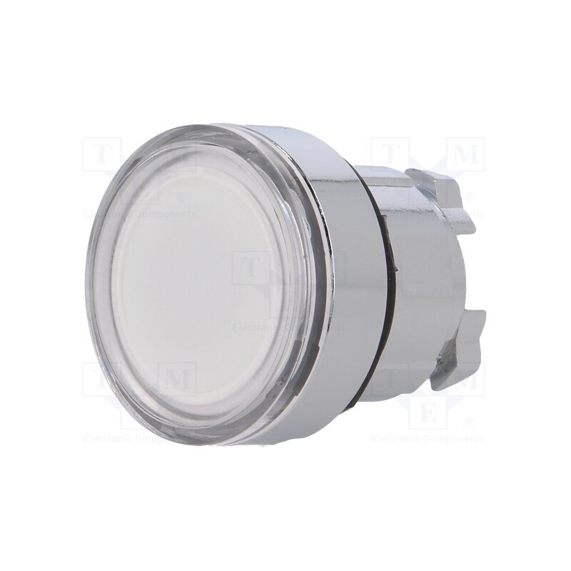 1 pcs x SCHNEIDER ELECTRIC - ZB4BW313 - Switch: push-button, 22mm, Stabl.pos: 1, white, IP66, flat, Pos: 2