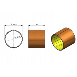 Zetor front axle pin bush