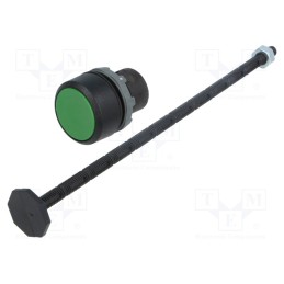 1 pcs x ABB - 1SFA616162R1002 - Switch: push-button, 22mm, Stabl.pos: 1, green, none, IP66, flat