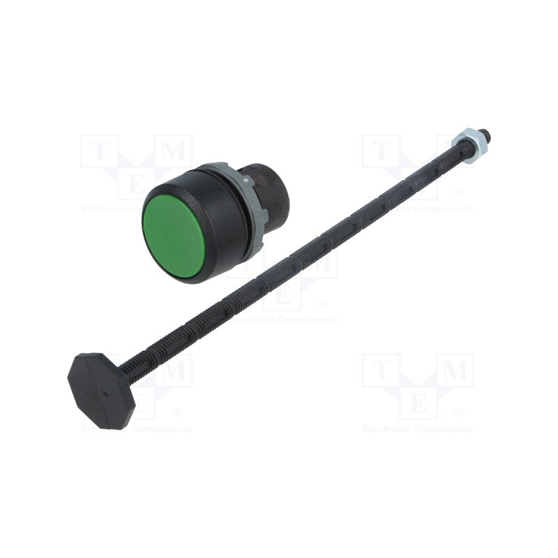 1 pcs x ABB - 1SFA616162R1002 - Switch: push-button, 22mm, Stabl.pos: 1, green, none, IP66, flat