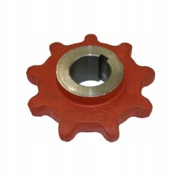 Inclined conveyor chain wheel with 9 bison