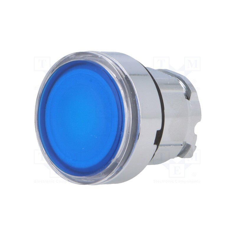 1 pcs x SCHNEIDER ELECTRIC - ZB4BW363 - Switch: push-button, 22mm, Stabl.pos: 1, blue, ZBVB,ZBVG,ZBVJ,ZBVM