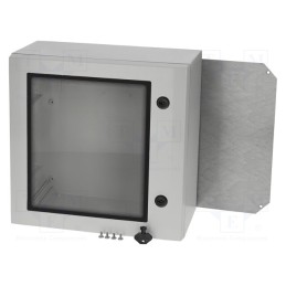 1 pcs x FIBOX - ARCA 404021W - Enclosure: wall mounting, X: 400mm, Y: 400mm, Z: 210mm, ARCA, grey