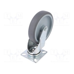 1 pcs x RADER - KPA-TPA 125S - Transport wheel, Ø: 125mm, W: 27mm, H: 157mm, torsional, 120kg, TPA