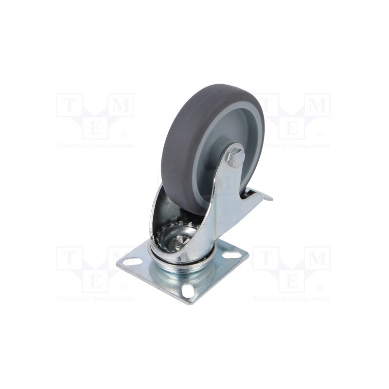 1 pcs x RADER - KPA-TPA 100S-HC - Transport wheel, Ø: 100mm, W: 27mm, H: 134mm, torsional with lock