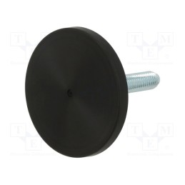 1 pcs x ELESA+GANTER - GN 40-60-M10-50-A1-S - Foot, without locknut,adjustable,with no-slip disk,with lever