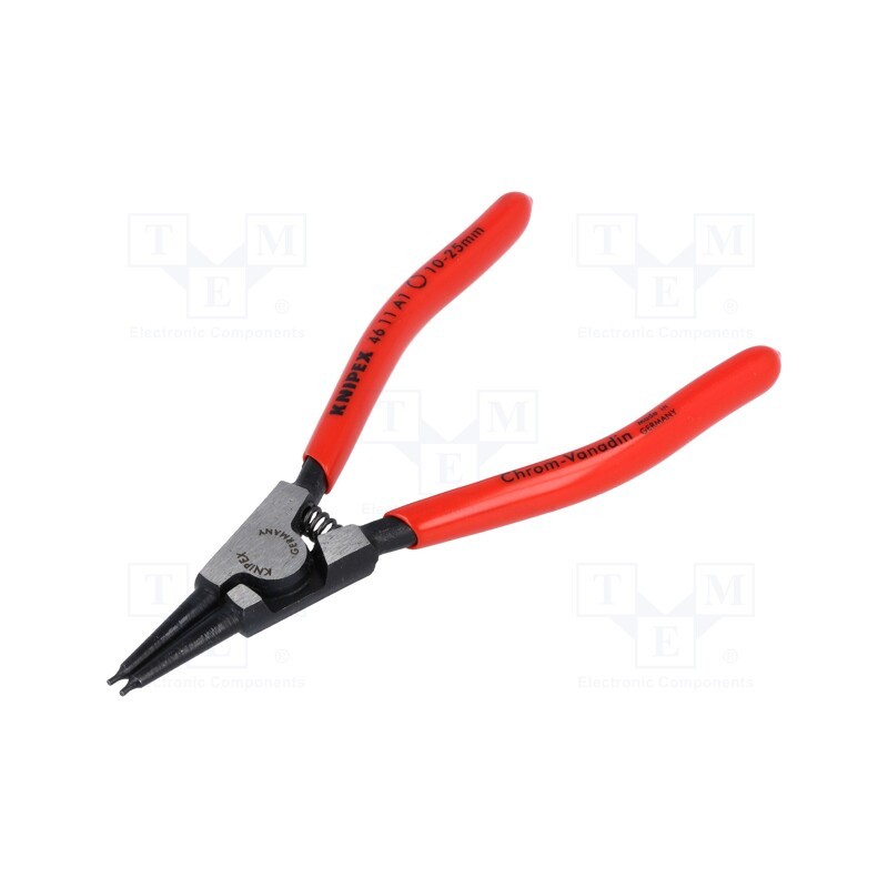 1 pcs x KNIPEX - 46 11 A1 - Pliers, for circlip, external, 10÷25mm, Pliers len: 140mm