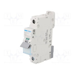 1 pcs x HAGER - NCN110 - Circuit breaker, 230/400VAC, Inom: 10A, Poles: 1, Charact: C, 10kA