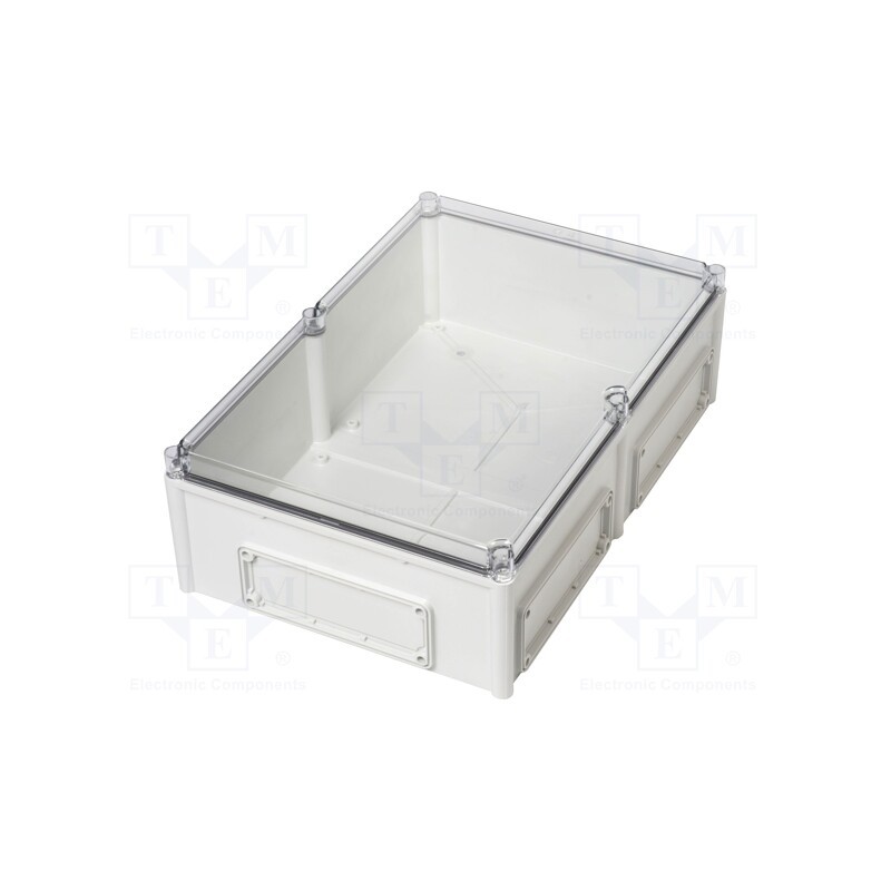 1 pcs x FIBOX - EKUH 180 T - Enclosure: wall mounting, X: 380mm, Y: 560mm, Z: 180mm, EK, grey, IK08