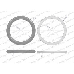 Quick connector seal set 3 8 ISO 7241 a 2 pcs