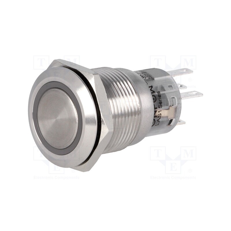 1 pcs x ONPOW - LAS1-AGQ-11ZE/B/24V - Switch: vandal resistant, Pos: 2, SPDT, 0.5A/220VAC, 1A/24VDC, IP67