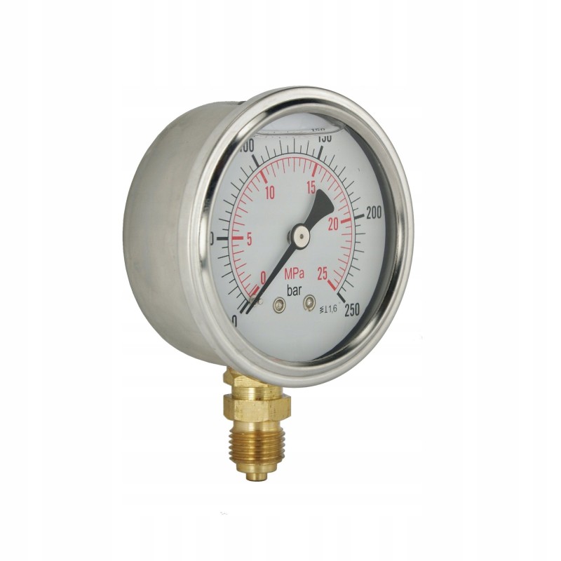 Glic pressure gauge 63mm 0 60bar d 1 4 hydrolider