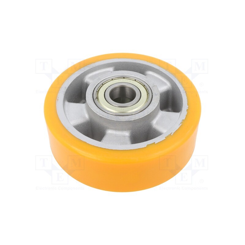 1 pcs x RADER - ALPU 125/20K - Transport wheel, Ø: 125mm, W: 40mm, 400kg, polyurethane, ALPU