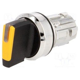 1 pcs x SIEMENS - 3SU1052-2BF00-0AA0 - Switch: rotary, 22mm, Stabl.pos: 2, amber, depending on the holder