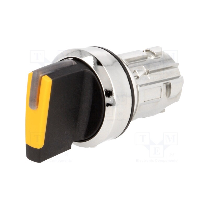 1 pcs x SIEMENS - 3SU1052-2BF00-0AA0 - Switch: rotary, 22mm, Stabl.pos: 2, amber, depending on the holder