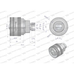 Bizon plug valve m18x1 5 screwed zsr6160102