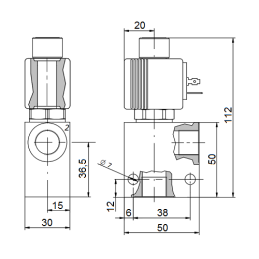 Hydroaccumulator hydraulic shock absorber 0 35l 24v