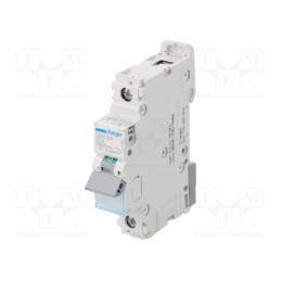 1 pcs x HAGER - NBN120 - Circuit breaker, 230/400VAC, Inom: 20A, Poles: 1, Charact: B, 10kA