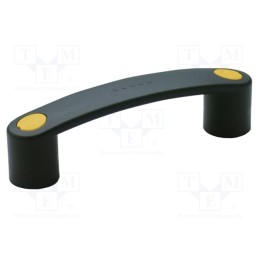 1 pcs x ELESA+GANTER - 260230-C4 - Handle, technopolymer PA, black, H: 40.5mm, L: 147mm, W: 27mm