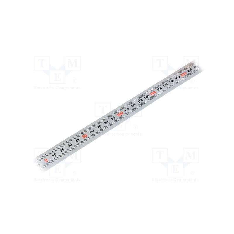 1 pcs x ELESA+GANTER - GN 711-KUS-1000-W-M - Ruler, figures horizontally arranged,self-adhesive, W: 11mm