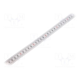 1 pcs x ELESA+GANTER - GN 711-KUS-1000-S-U - Ruler, figures vertically arranged,self-adhesive, W: 11mm