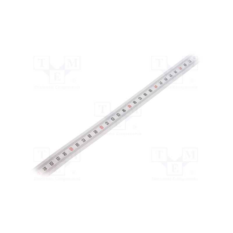 1 pcs x ELESA+GANTER - GN 711-KUS-1000-S-U - Ruler, figures vertically arranged,self-adhesive, W: 11mm
