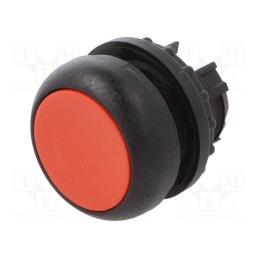 1 pcs x EATON ELECTRIC - M22S-DR-R - Switch: push-button, 22mm, Stabl.pos: 2, red, none, IP67, flat, Pos: 2