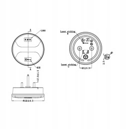 LED rear lamp 3 functional 12 24v 32led l1837