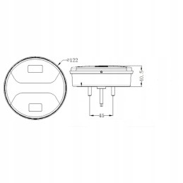 LED rear lamp 3 functional 12 24v 32led l1837