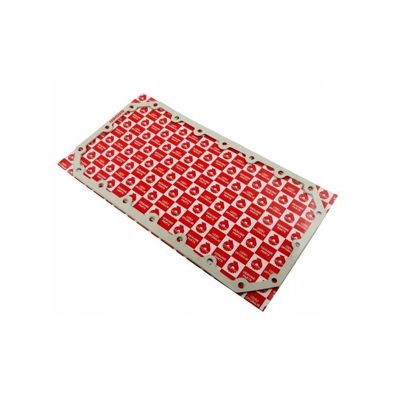 Oil pan gasket for a 3-cylinder engine