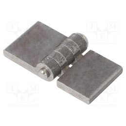 1 pcs x ELESA+GANTER - GN 1366-ST-60-30-A-BL - Hinge, Width: 60mm, steel, H: 30mm, without coating,for welding