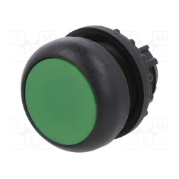 1 pcs x EATON ELECTRIC - M22S-DR-G - Switch: push-button, 22mm, Stabl.pos: 2, green, none, IP67, flat
