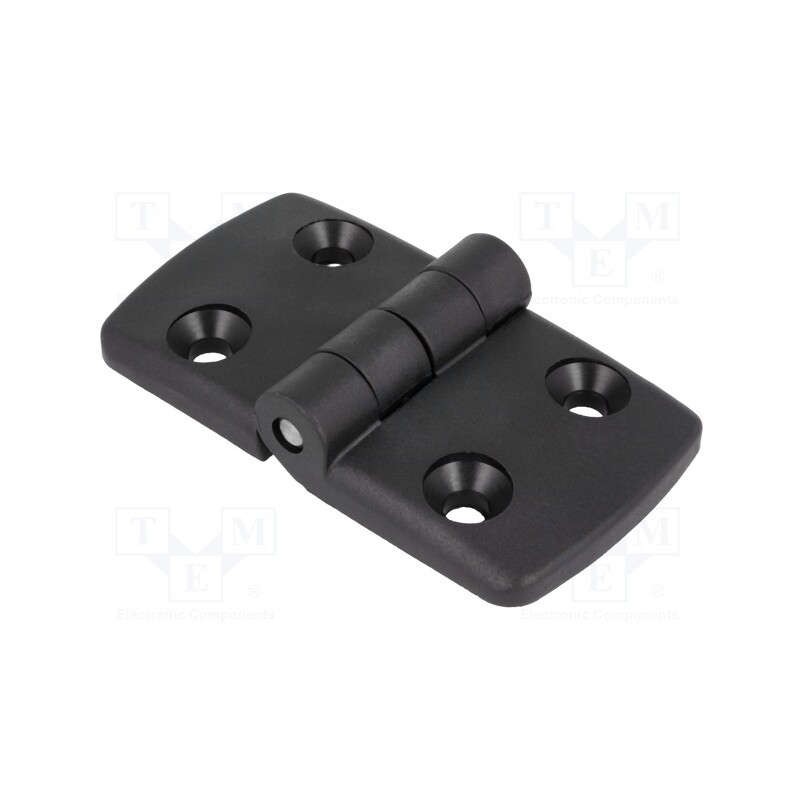 1 pcs x FATH - 095K4545F00 - Hinge, Width: 87mm, polyamide, black, H: 48mm