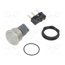 1 pcs x SCHURTER - 1241.6621.1120000 - Switch: vandal resistant, Pos: 2, SPDT, 3A/250VAC, IP67, ON-(ON)