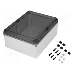 1 pcs x SPELSBERG - 70174501 - Enclosure: multipurpose, X: 400mm, Y: 500mm, Z: 220mm, GEOS, grey