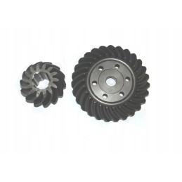 A pair of arch wheels for a left terra harrow