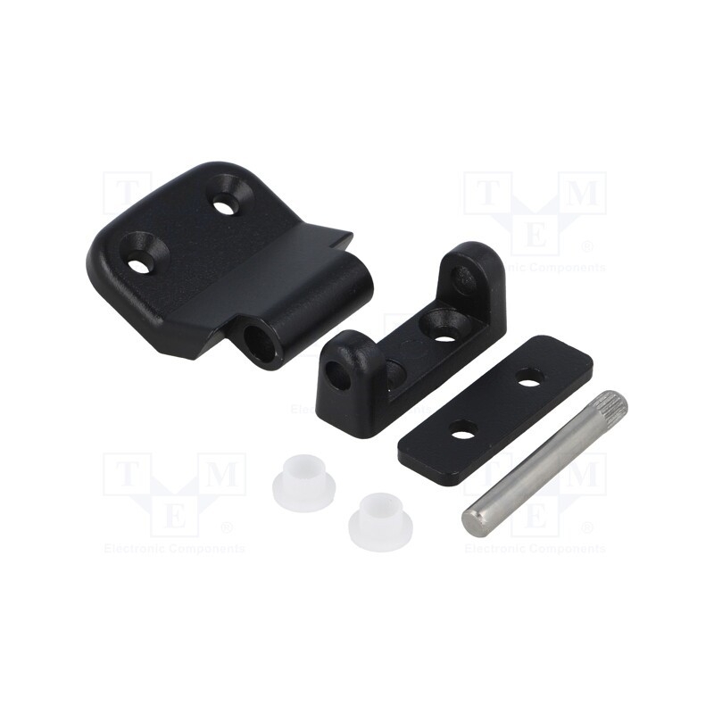 1 pcs x ROZTOCZE - 3.519.04.03 - Hinge, Width: 48mm, zinc and aluminium alloy, black, H: 45mm