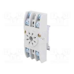 1 pcs x RELPOL - GZU8 - Socket, PIN: 8, 10A, 250VAC, for DIN rail mounting, Series: R15