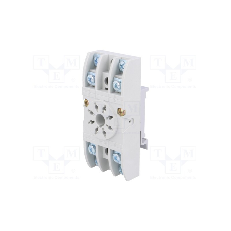 1 pcs x RELPOL - GZU8 - Socket, PIN: 8, 10A, 250VAC, for DIN rail mounting, Series: R15