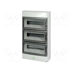 1 pcs x SPELSBERG - 73344201 - Enclosure: for modular components, IP65, grey, No.of mod: 42, IK08